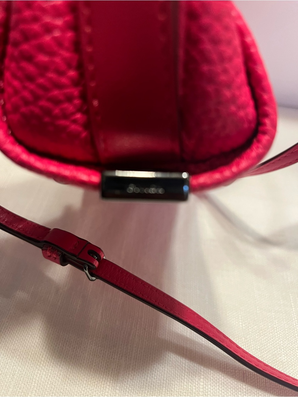 Coach Pebbled Leather Satchel in Hot Pink - Picture 5 of 10